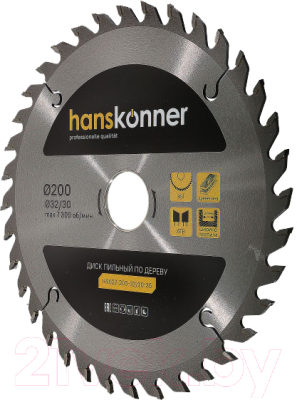 Пильный диск Hanskonner H9022-200-32/30-36