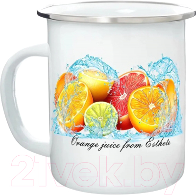 Кружка ЭСТЕТ Цитрусовый фреш / ЭТ-72575 - фото