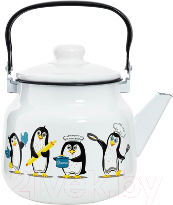 Чайник ЭСТЕТ Пингвины / ЭТ-75102 - фото