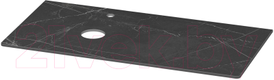 Столешница для ванной Misty Роял 100 / VS03-100 (черный) - фото