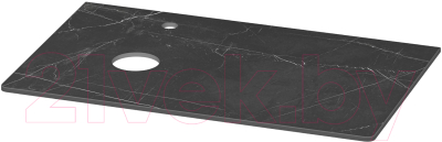 Столешница для ванной Misty Роял 80 / VS03-80 (черный) - фото