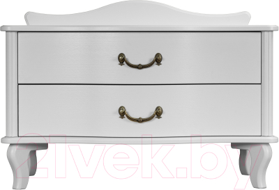Прикроватная тумба Мебелик Джульетта широкая 2 ящика