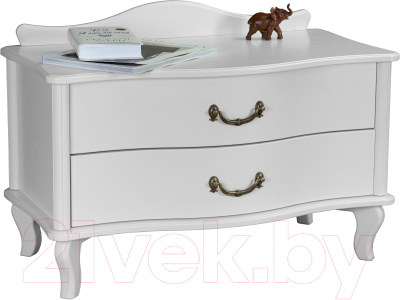 Прикроватная тумба Мебелик Джульетта широкая 2 ящика