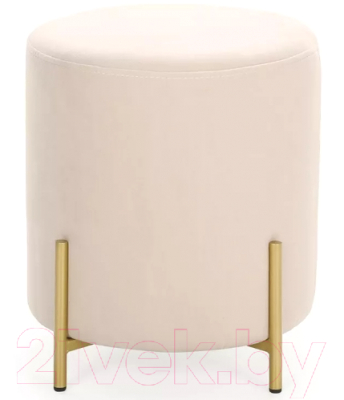 Пуф Stolline Шарль круглый (Vendetta 01 золото)