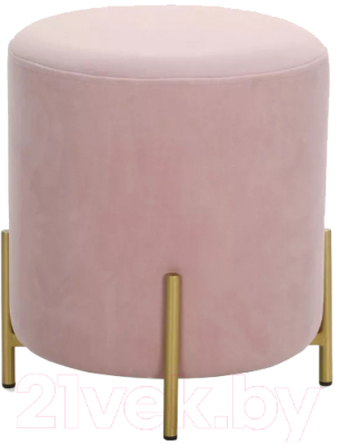 Пуф Stolline Шарль круглый (Vendetta 21 золото) - фото