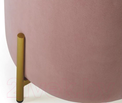 Пуф Stolline Шарль круглый (Vendetta 21 золото)