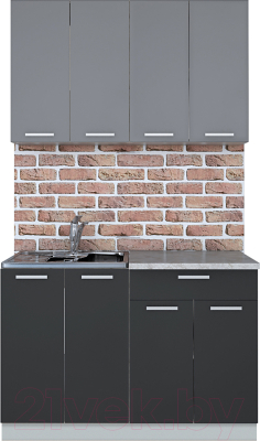 Готовая кухня Интерлиния Мила Лайт 1.2 - фото