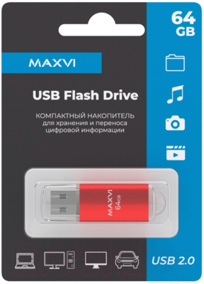 USB flash накопитель Maxvi MP 64GB 2.0