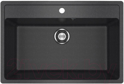 Мойка кухонная Ulgran U-600 (308 черный) - фото