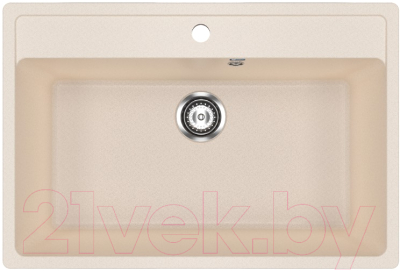 Мойка кухонная Ulgran U-600 (328 бежевый) - фото
