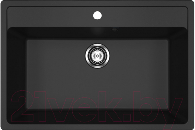 Мойка кухонная Ulgran U-600 (344 ультра-черный) - фото