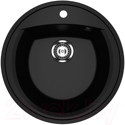 Мойка кухонная Ulgran U-603 (344 ультра-черный) - фото