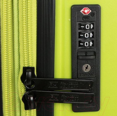 Чемодан на колесах Francesco Molinary 341-AT309/3-23GRN