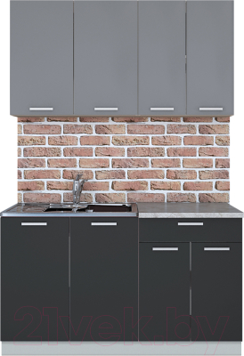 Готовая кухня Интерлиния Мила Лайт 1.4 - фото