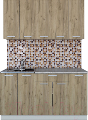 Готовая кухня Интерлиния Мила Лайт 1.5 - фото