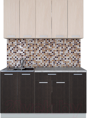 Готовая кухня Интерлиния Мила Лайт 1.5 - фото