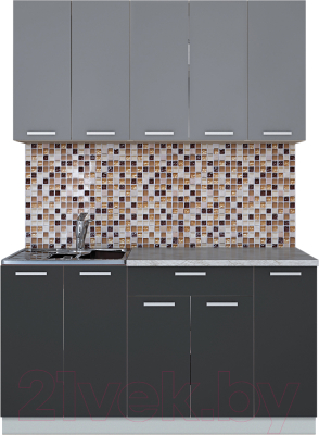 Готовая кухня Интерлиния Мила Лайт 1.5 - фото