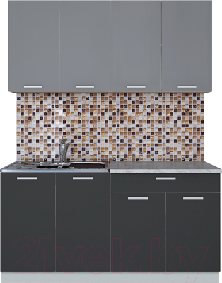 Готовая кухня Интерлиния Мила Лайт 1.6 - фото