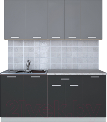 Готовая кухня Интерлиния Мила Лайт 1.8 - фото