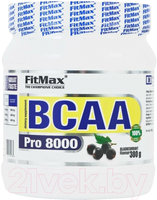 Аминокислоты BCAA Fitmax Pro 8000 Blackcurrant - фото