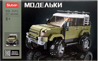 Конструктор Sluban Модельки. Внедорожник M38-B1015 / 9590286