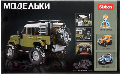 Конструктор Sluban Модельки. Внедорожник M38-B1015 / 9590286