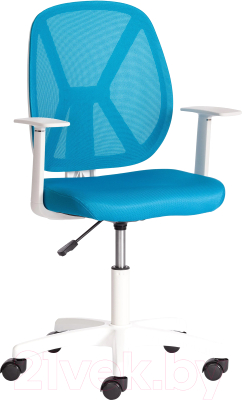 Кресло офисное Tetchair Play White (синий) - фото