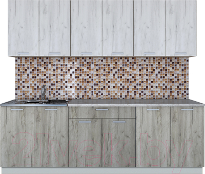 Готовая кухня Интерлиния Мила Лайт 2.4 - фото