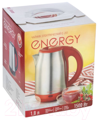 Электрочайник Energy E-201 / 164126 (черный)