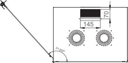 Шкаф телекоммуникационный Lande LN-SH12U5440-BL-F0-0