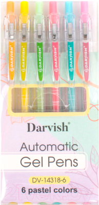Набор гелевых ручек Darvish DV-14318-6 - фото