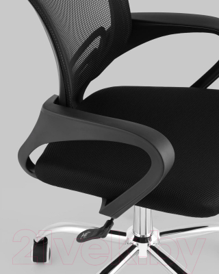 Кресло офисное TopChairs Simple New WH-805 (черный)