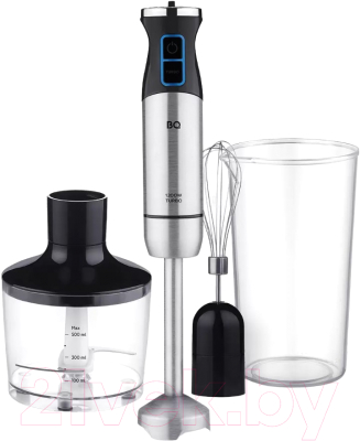 Блендер погружной BQ HB1032SS (черный/сталь) - фото