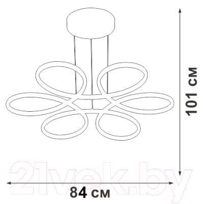 Потолочный светильник Vitaluce V04610-13/6S