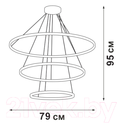 Потолочный светильник Vitaluce V04614-13/3S