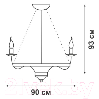 Люстра Vitaluce V1039/12+6