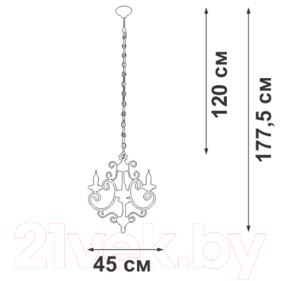 Люстра Vitaluce V1094-0/3