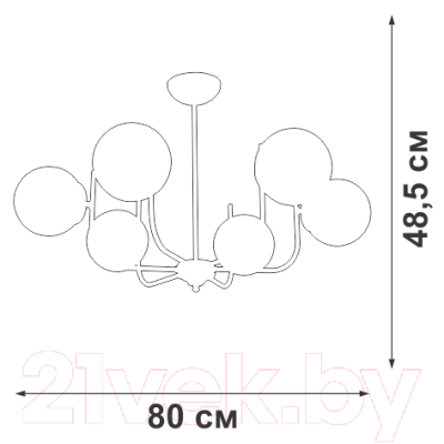 Люстра Vitaluce V39570-8/6PL
