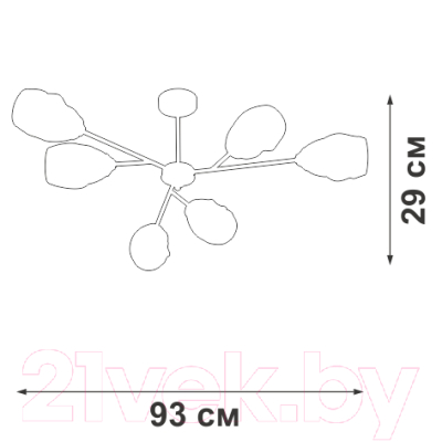 Люстра Vitaluce V3958-1/6PL