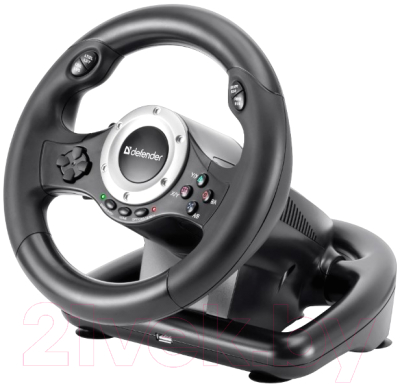 Игровой руль Defender Turbo Pro PC/PS3/PS4/XBOX / 64291