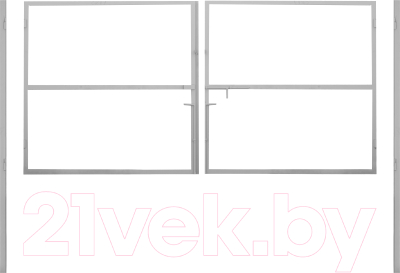 Каркас для ворот Белзабор Наружное открытие 3x2м - фото