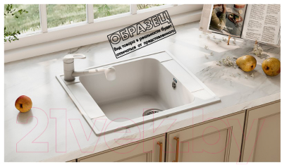 Мойка кухонная Ulgran U-604 (344 ультра-черный)