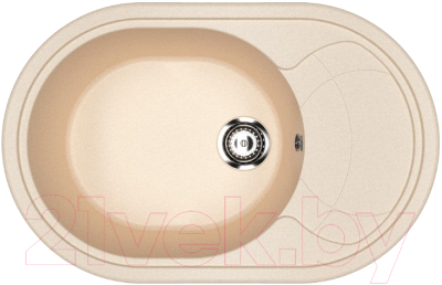 Мойка кухонная Ulgran U-610 (328 бежевый) - фото
