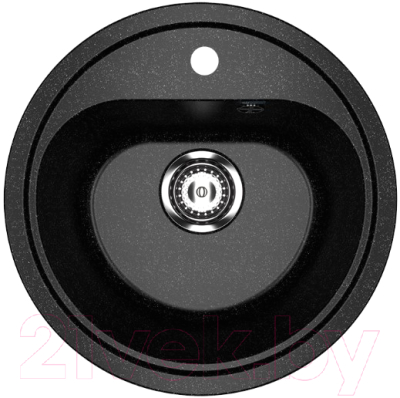 Мойка кухонная Ulgran U-700 (308 черный) - фото
