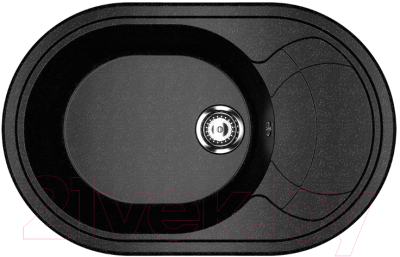 Мойка кухонная Ulgran U-610 (308 черный) - фото