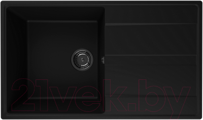 Мойка кухонная Ulgran Quartz Prima 850-07 (уголь) - фото