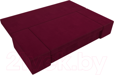 Диван Лига Диванов Сан Марко / 114033 (микровельвет бордовый)