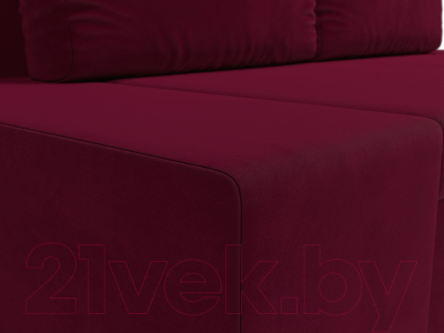 Диван Лига Диванов Сан Марко / 114033 (микровельвет бордовый)