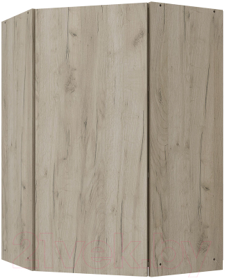Шкаф навесной для кухни Stolline Сан-Ремо угловой / 454.30 (дуб крафт серый) - фото