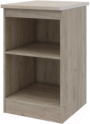 Шкаф-стол кухонный Stolline Сан-Ремо Ш50 / 454.31 (дуб крафт серый/кашемир)